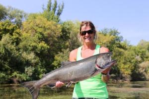 Shelley C. - King Salmon Sacramento River, SC2 Outdoors Fishing